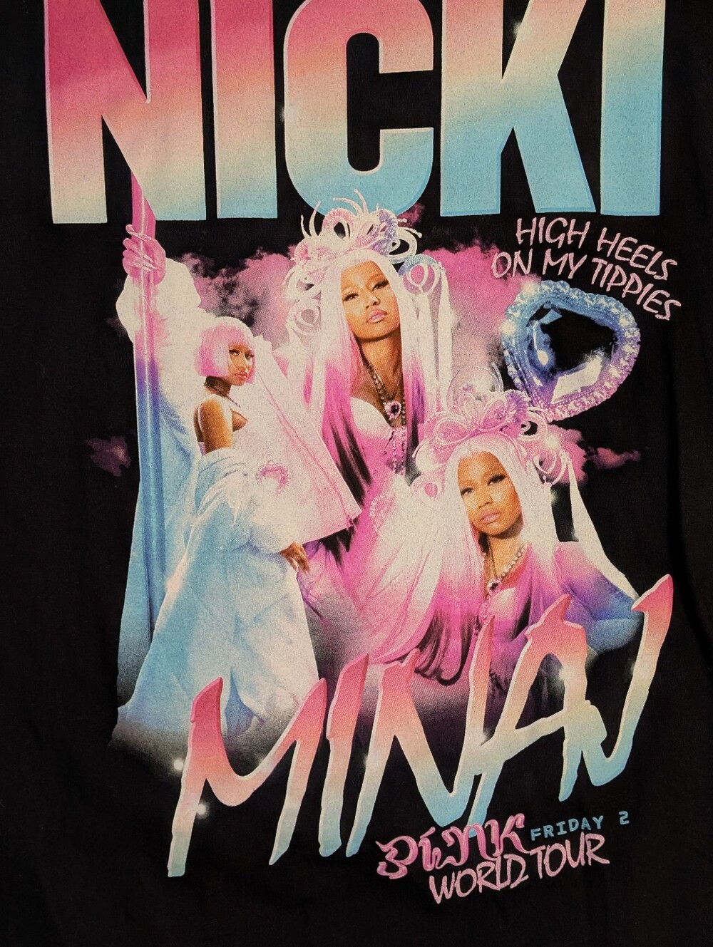 Nicki Minaj Pink World Tour Graphic Concert Tee